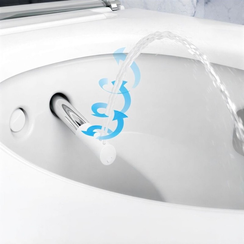 Электронный унитаз Geberit AquaClean Mera Classic 146.204.21.1 подвесной и крышка-биде, цвет глянцевый хром