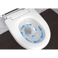 Электронный унитаз Geberit AquaClean Mera Classic 146.204.21.1 подвесной и крышка-биде, цвет глянцевый хром