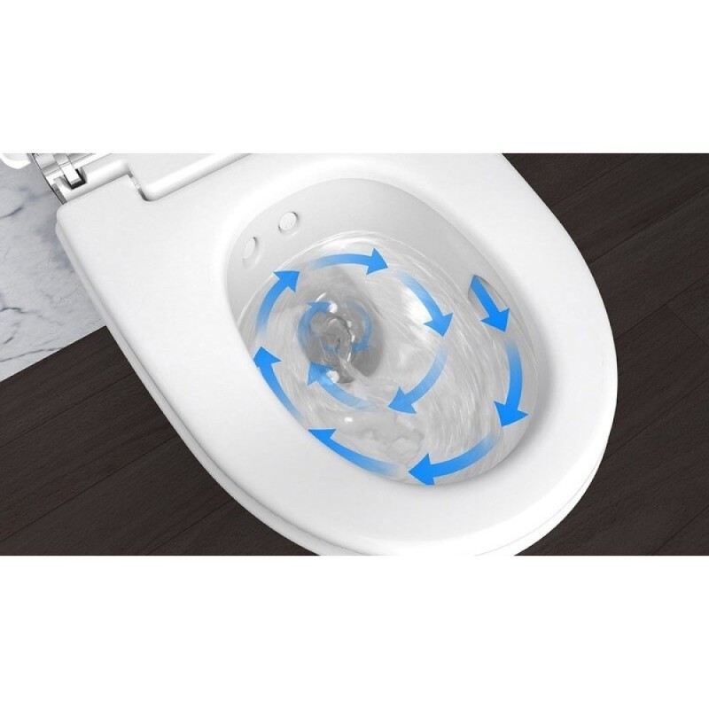 Унитаз подвесной Geberit AquaClean mera comfort 146.210.11.1 с функцией биде и системой удаления запахов (замена 146.214.11.1)