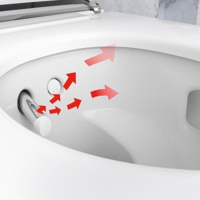 Унитаз подвесной Geberit AquaClean mera comfort 146.210.11.1 с функцией биде и системой удаления запахов (замена 146.214.11.1)