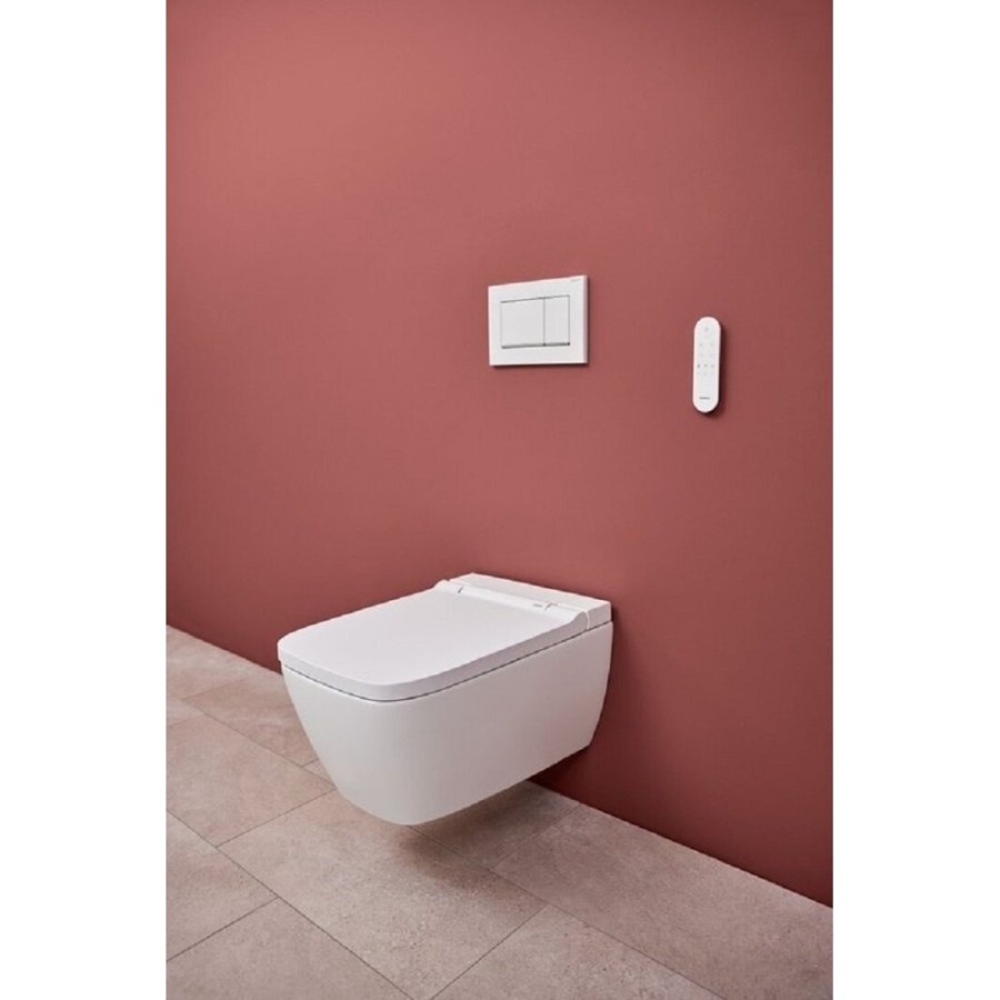 Подвесной унитаз-биде Geberit AquaClean Sela Square 146.250.01.1, смыв торнадо, белый