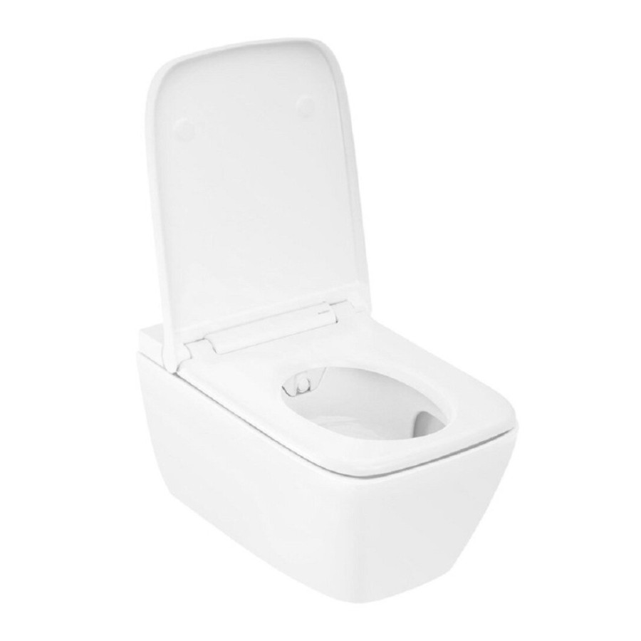 Подвесной унитаз-биде Geberit AquaClean Sela Square 146.250.01.1, смыв торнадо, белый