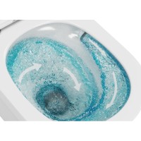 Подвесной унитаз-биде Geberit AquaClean Sela Square 146.250.21.1, смыв торнадо, белый, хром