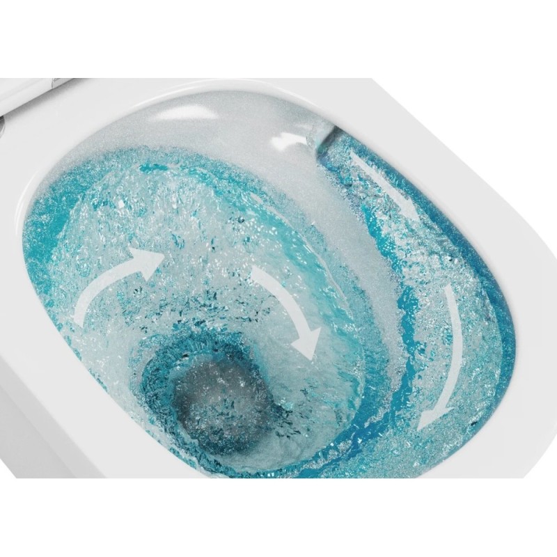 Подвесной унитаз-биде Geberit AquaClean Sela Square 146.250.21.1, смыв торнадо, белый, хром
