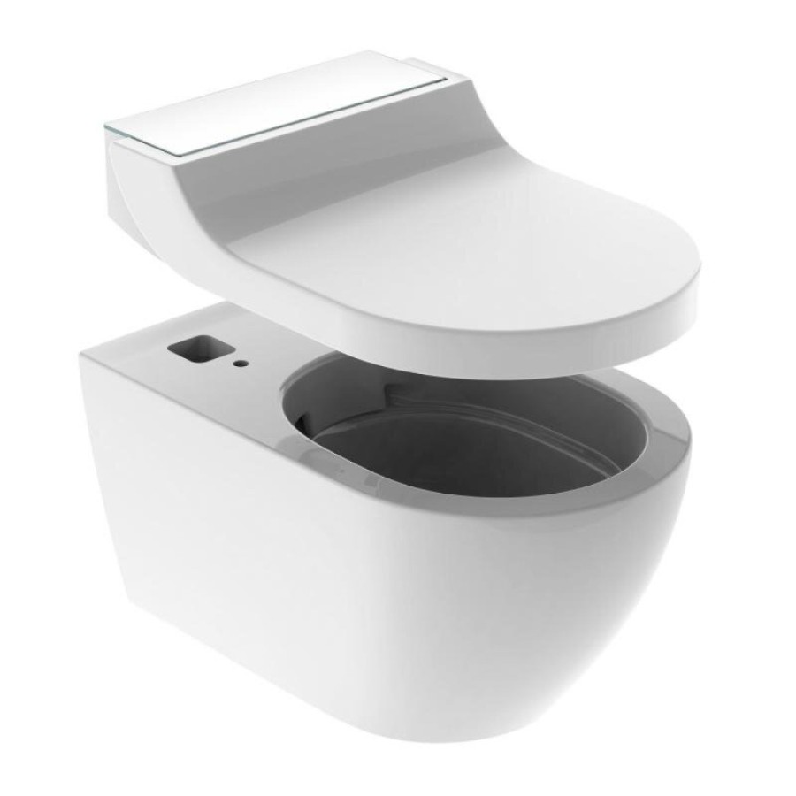 Электронная крышка-биде Geberit AquaClean Tuma Comfort 146.274.SI.1, белое стекло