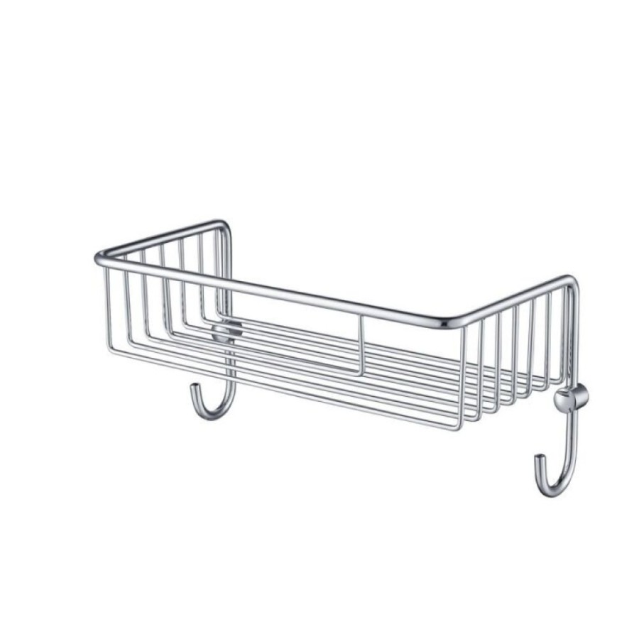Полка с крючками Timo Nelson 150081/00, хром, 30 см