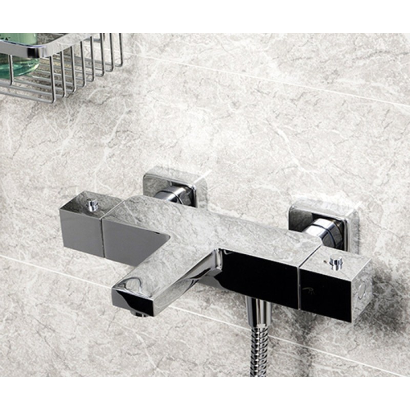 Смеситель WasserKRAFT АIme 1511 Thermo, термостатический, для ванны и душа, хром