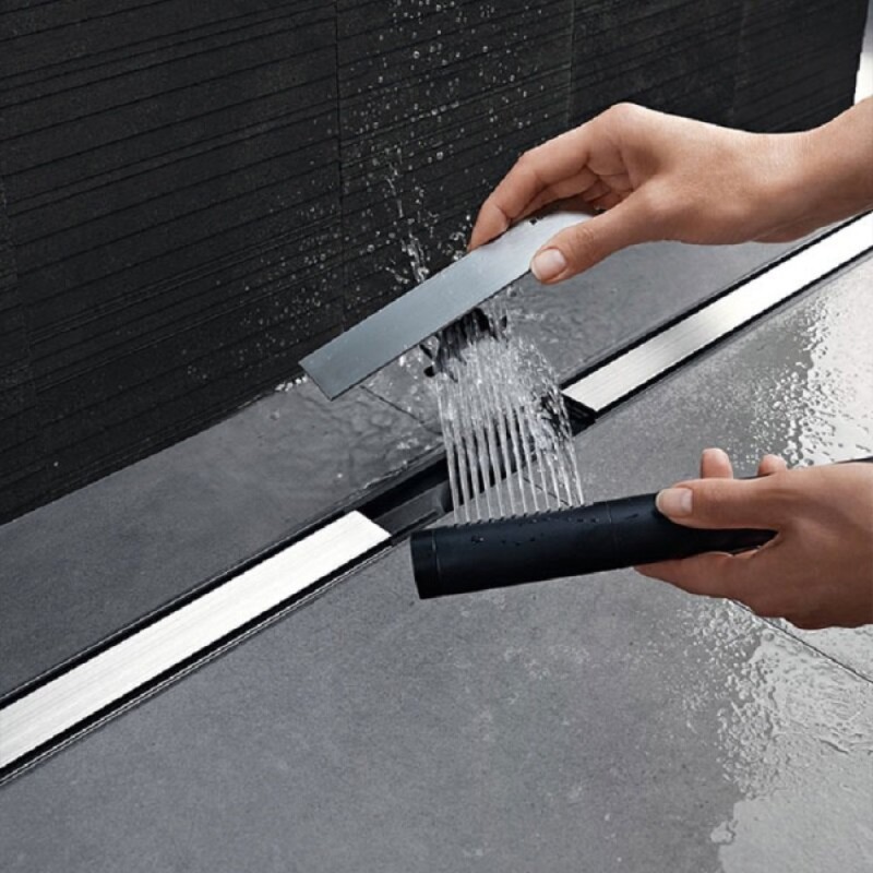 Решетка душевого канала Geberit CleanLine 154.450.KS.1 20, 30-90 см, нержавеющая сталь полированная/нержавеющая сталь матовая