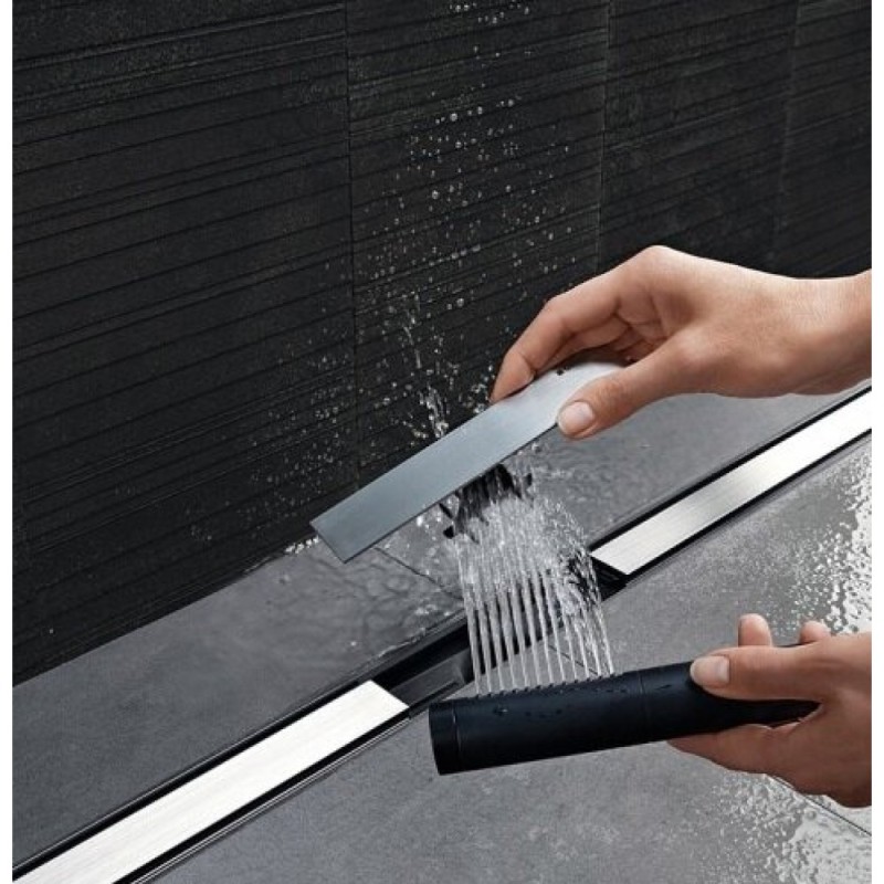 Крышка душевого канала Geberit CleanLine20 154.451.00.1, 30-130 см, тёмный металл/матовый металл