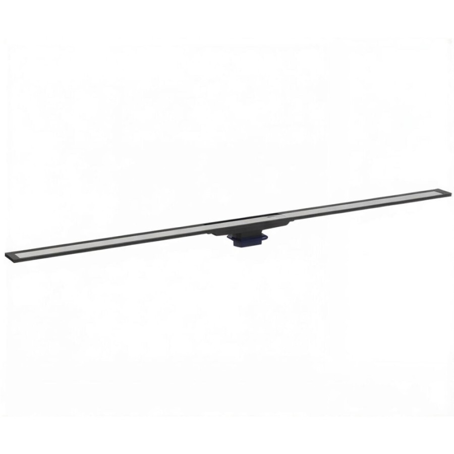 Крышка душевого канала Geberit CleanLine60 154.457.00.1, 30-130 см, вровень с полом, тёмный металл/матовый металл