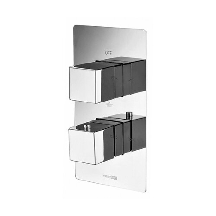 Смеситель WasserKRAFT АIme 1544 Thermo, термостатический, для ванны и душа, хром