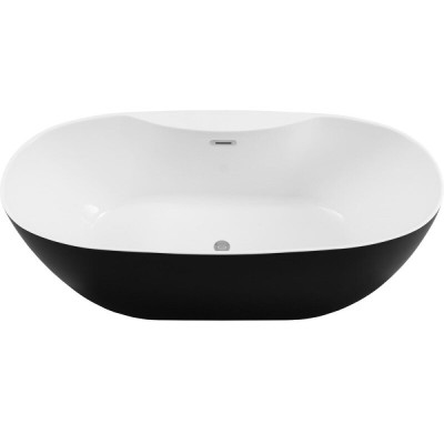 Ванна акриловая Aquanet Family Sweet 155778-GW-MB, 170 x 78 см, цвет черный матовый