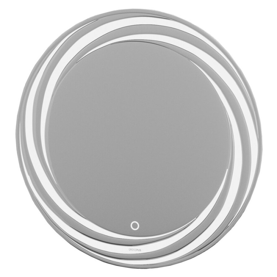 Зеркало Grossman Arma D700 70 x 70 см с подсветкой, сенсорный выключатель, гравировка, 157070
