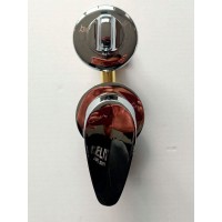 Душевая кабина Frank F400 Brilliant без крыши, 100 х 100 см, низкий поддон, стекла прозрачные, профиль хром, 158009