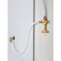 Душевая кабина Frank F400 Brilliant без крыши, 100 х 100 см, низкий поддон, стекла прозрачные, профиль хром, 158009