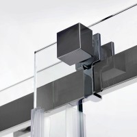 Душевой уголок WasserKRAFT Alme 15R07, 90 х 120 см, стекло прозрачное, профиль хром