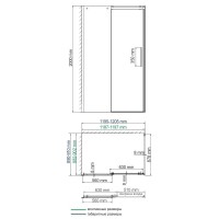 Душевой уголок WasserKRAFT Alme 15R07, 90 х 120 см, стекло прозрачное, профиль хром
