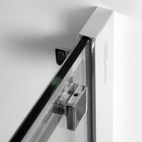 Душевой уголок WasserKRAFT Alme 15R07, 90 х 120 см, стекло прозрачное, профиль хром