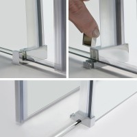 Душевой уголок WasserKRAFT Alme 15R34, 130 х 100 см, стекло прозрачное, профиль хром