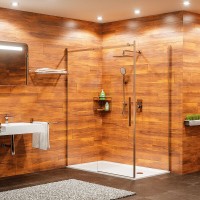 Душевой уголок WasserKRAFT Alme 15R35, 140 х 80 см, стекло прозрачное, профиль хром