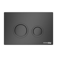 Инсталляция для унитаза WasserKraft Alme 15TLT.010.ME.MB01, механическая клавиша черная матовая
