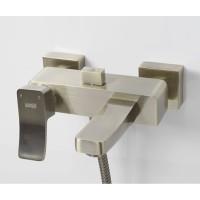 Смеситель для ванны и душа WasserKRAFT Exter, 1601, с коротким изливом, светлая бронза