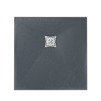 Душевой поддон RGW ST-G 75 х 75 см, квадратный, из искусственного камня, графит, 16152075-02