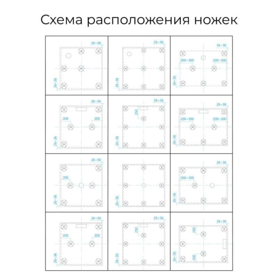 Душевой поддон RGW ST-0088G 80 x 80 см, квадратный, из искусственного камня, графит, 16152088-02