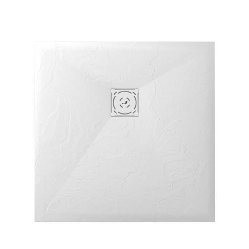 Душевой поддон RGW ST-0099W 90 x 90 см, квадратный, из искусственного камня, белый, 16152099-01
