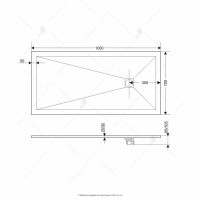 Душевой поддон RGW ST-0107G 70 x 100 см, прямоугольный, из искусственного камня, графит, 16152710-02