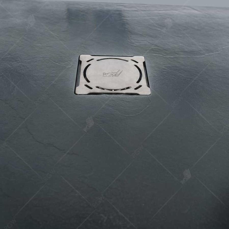 Душевой поддон RGW ST-0127G, 70 x 120 см, прямоугольный, искусственный камень, графит, 16152712-02