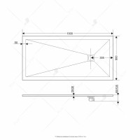 Душевой поддон RGW ST-0108W 80 x 100 см, прямоугольный, из искусственного камня, белый, 16152810-01