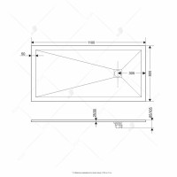 Душевой поддон RGW ST-118W 80 x 110 см, прямоугольный, из искусственного камня, белый, 16152811-01