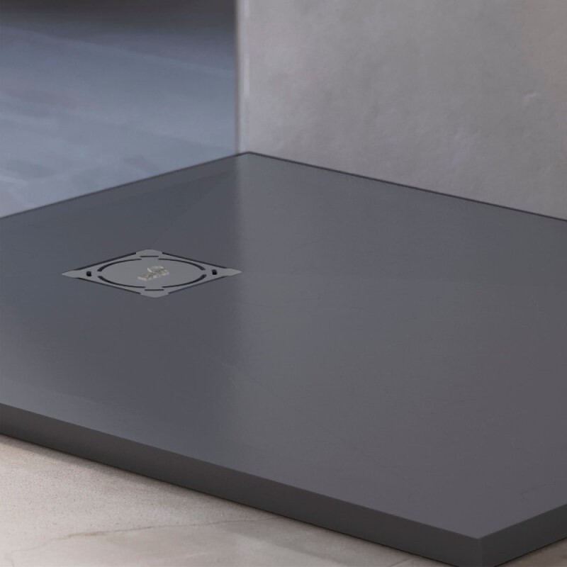 Душевой поддон RGW Stone Tray 16152910-002, 90 x 100 см, прямоугольный, из искусственного камня, графит