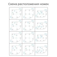 Душевой поддон RGW ST/R-0099W 90 x 90 см, четверть круга, из искусственного камня, белый, 16153099-01