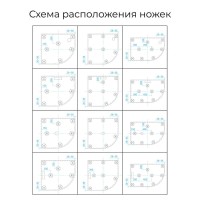 Душевой поддон RGW ST/R-Tr 90 х 90 см, четверть круга, из искусственного камня, терракот, 16153099-11