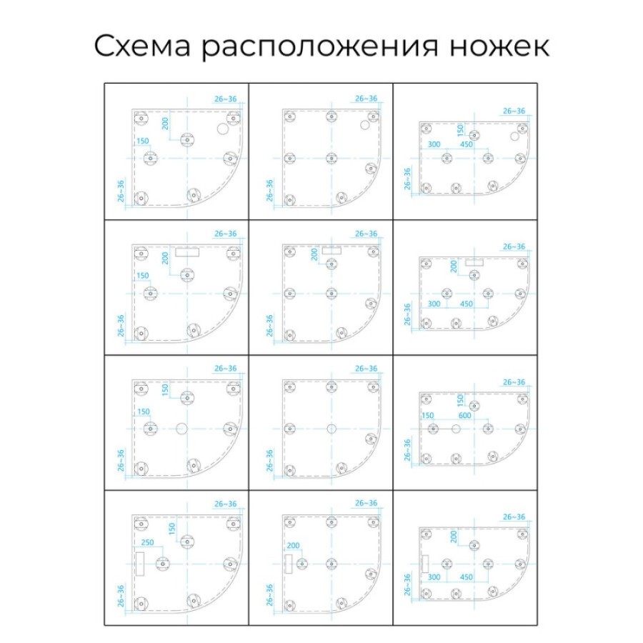 Душевой поддон RGW ST/R-Tr 90 х 90 см, четверть круга, из искусственного камня, терракот, 16153099-11