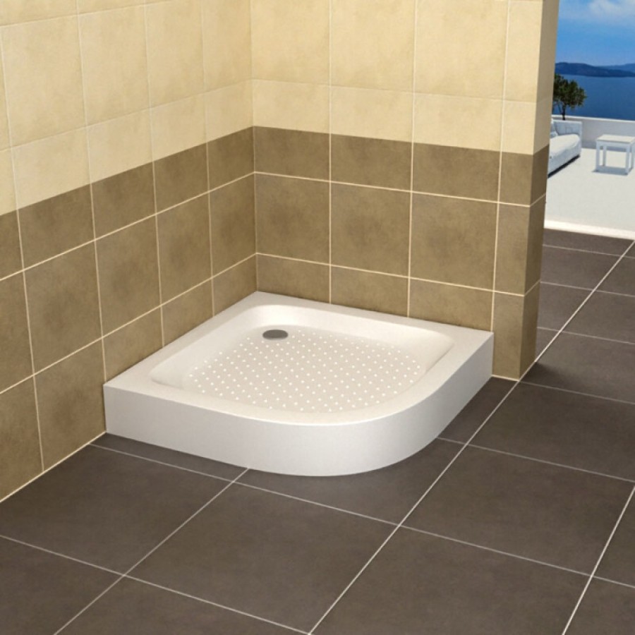 Душевой поддон RGW LUX/TN-P 90 x 90 см четверть круга, акриловый, белый, 16180499-41