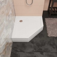 Душевой поддон RGW Style-TR 80 x 80 см трапеция, акриловый, белый, 16180588-11