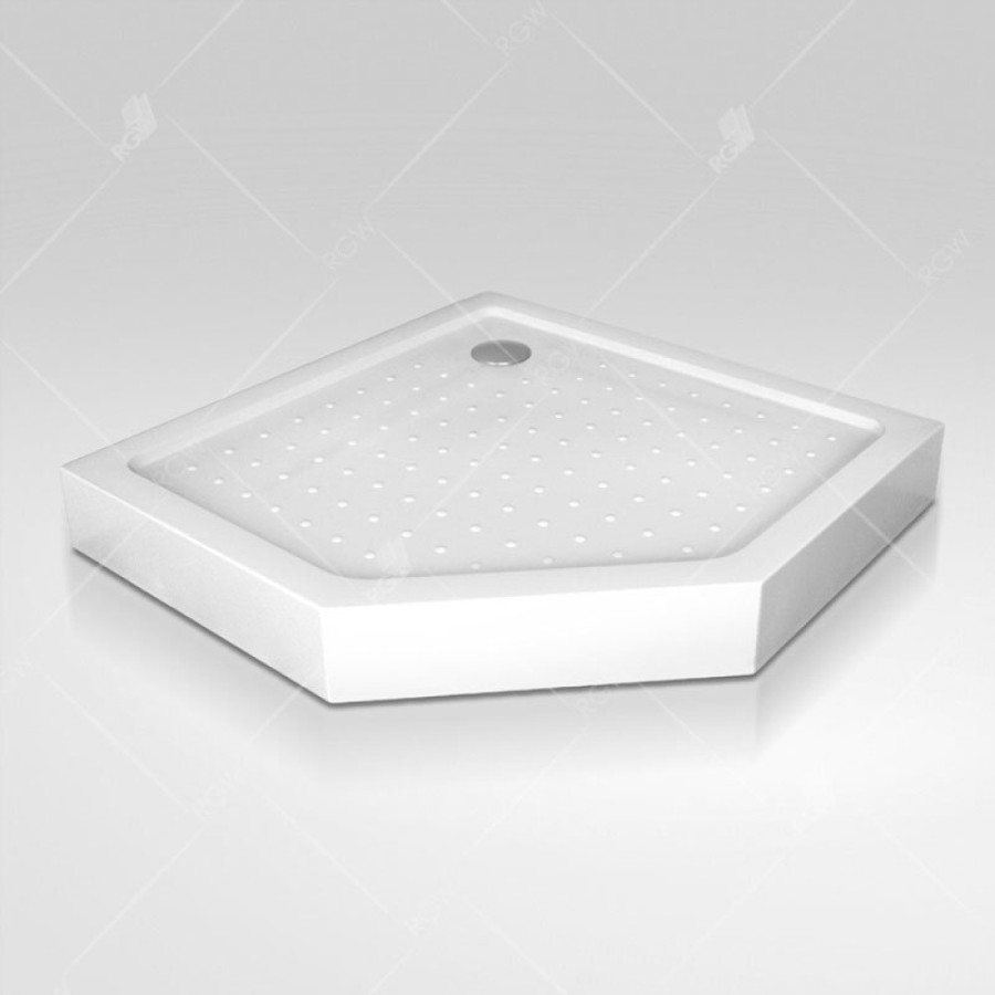 Душевой поддон RGW LUX/TN-TR 90 x 90 см, трапеция, акриловый, белый, 16180599-41