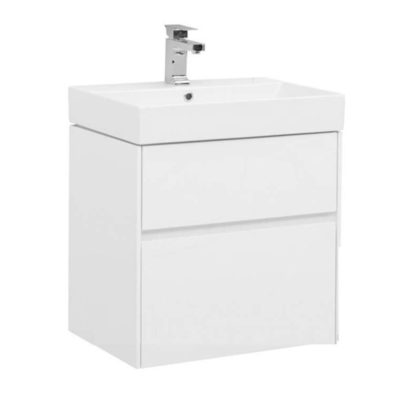Мебельная раковина Aquanet Sanovit Slim Synergy 00198207, 70 см, белая