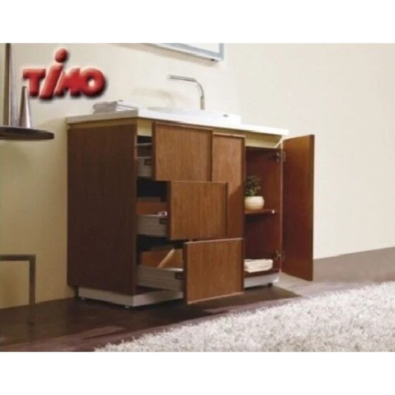 Комплект мебели для ванной комнаты Timo (Тимо) цвет: белый, Т-17182