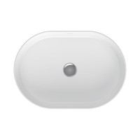 Раковина BERGES Ego SL накладная овал, 55x38 см , без отверстия под смеситель