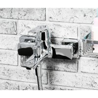 Смеситель WasserKRAFT 1901 для ванны и душа с коротким изливом, хром