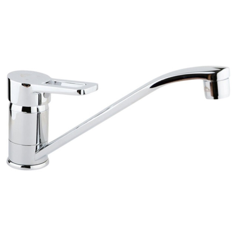 Смеситель Timo Junior Inox 1903F chrome для кухонной мойки