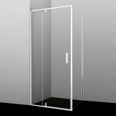 Душевой уголок WasserKRAFT Neime 19P03, 90 х 90 см, стекло прозрачное, профиль белый матовый