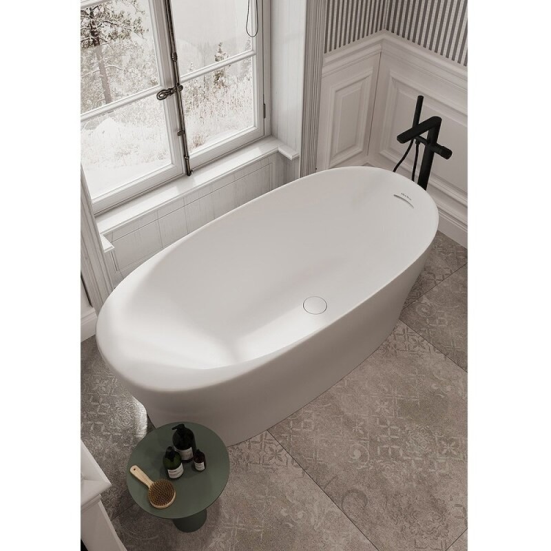 Ванна Allen Brau Krion Neo 2.35001.21, 170 х 80 см, искусственный камень, цвет белый матовый