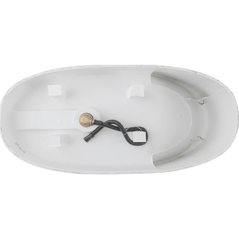 Ванна Allen Brau Krion Neo XL 2.35002.21, 180 х 80 см, искусственный камень, цвет белый матовый