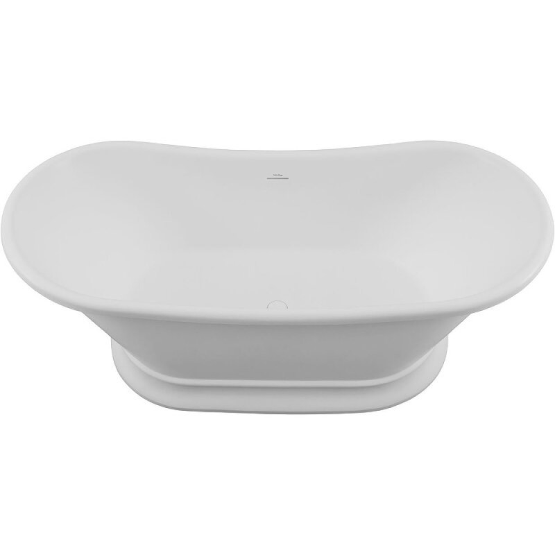 Ванна Allen Brau Krion Classic 2.35004.21, 170 х 75 см, искусственный камень, цвет белый матовый