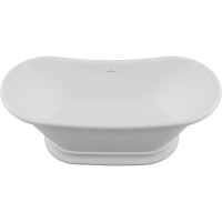 Ванна Allen Brau Krion Classic 2.35004.21, 170 х 75 см, искусственный камень, цвет белый матовый